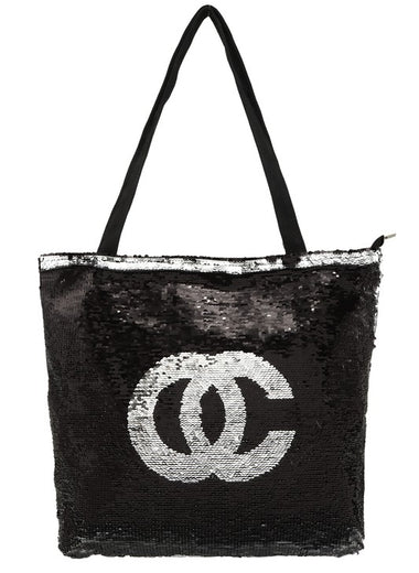 OC Lettering Sparkly Sequins Tote bag