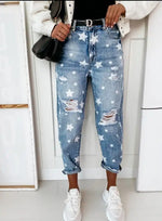 Stars Distressed Jeans