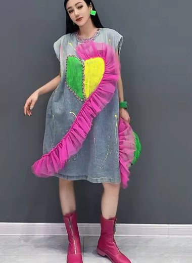 Violet Abstract Ruffle I’m