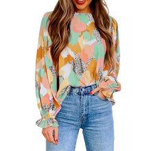 Toni Abstract print blouse