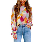 Toni Abstract print blouse