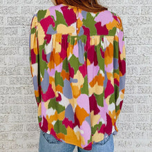 Toni Abstract print blouse