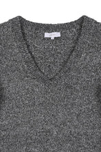 Vienna- V-neck sweater maxi dress