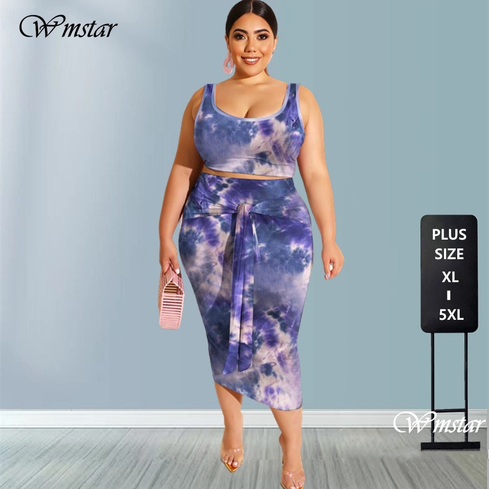 Trina Tie-dye Tank Set