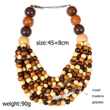 Wood Marbles Necklace