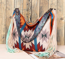 Vintage Aztec print Fabric Bag