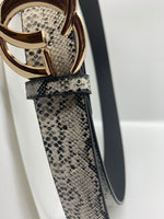 Women’s Inspired Reptile print belt